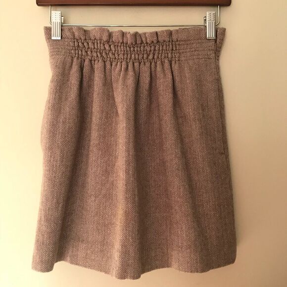 J. Crew Sz 4 Wool Skirt - Picture 1 of 3